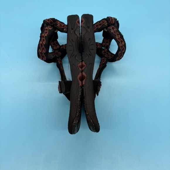 Teva Teradactyle Sandals Burgundy & Black Size 13 - Picture 4 of 10